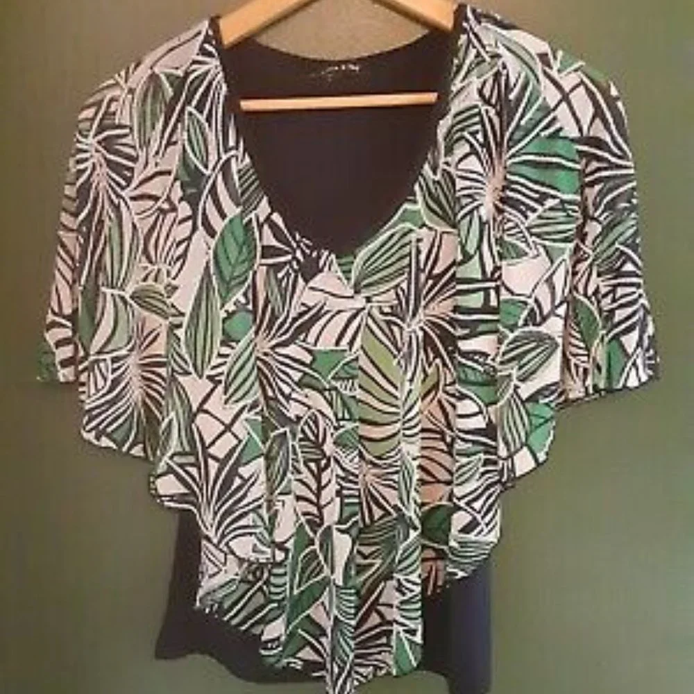 Irregular Pattern Blouse - Picture 1 of 2